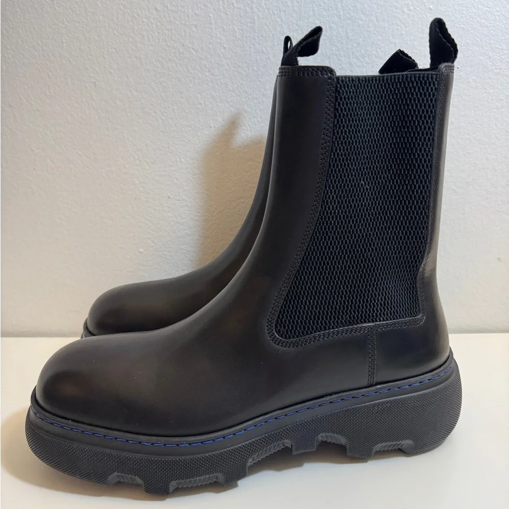 Burberry Chelsea Creeper Ankle Boots - Picture 6 of 12